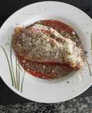 Pechugas de pollo al pesto rellenas de jamón y queso