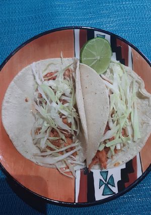 Una foto de Tinga de pollo y chorizo