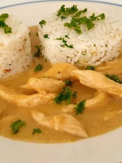 Mézes-mustáros csirke glutén- és laktózmentesen recept fotója