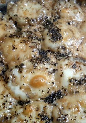 Mozzarellával töltött gombafejek recept fotója