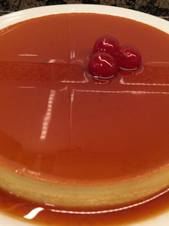 Una foto de Flan de leche condensada