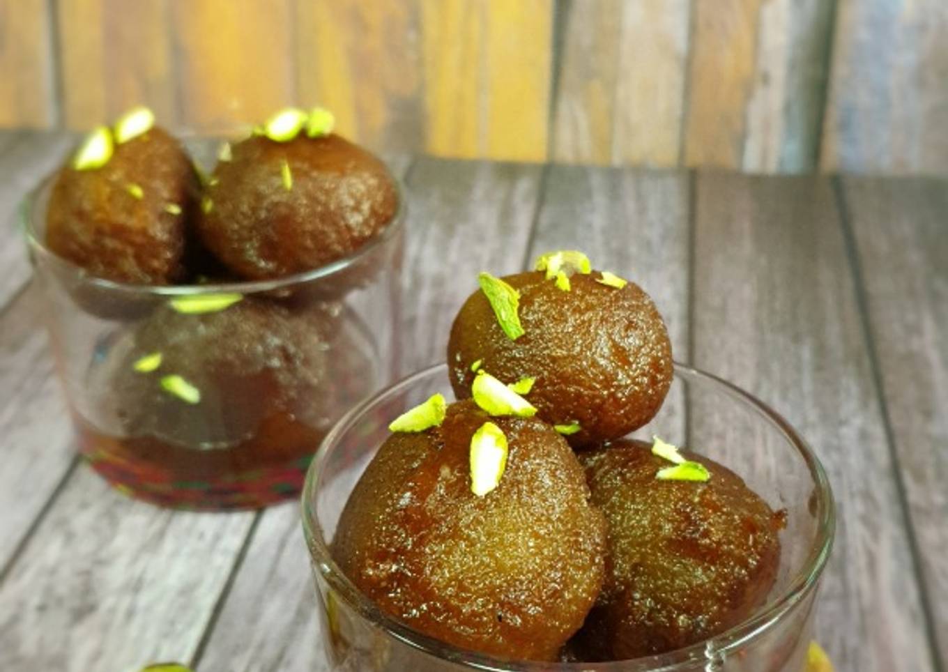 Wholewheat instant gulab jamun