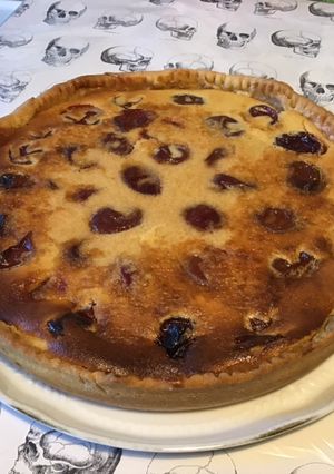 Une photo de Tarte aux quetsches crème de mascarpone (pâte brisée épeautre mascarpone)