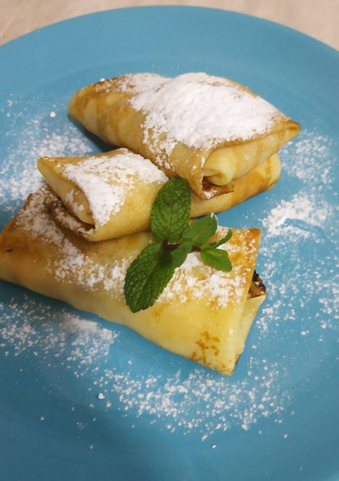 Блинчики с яблоками
