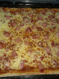 Una foto de Pizza casera