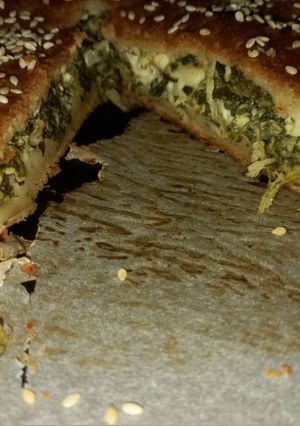 Φωτογραφία της συνταγής Σπανακόπιτα σπιτική με σπιτικό φύλλο