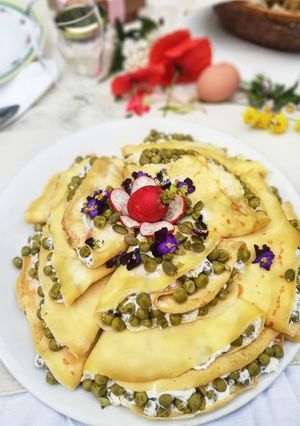 Foto di Torta salata di crêpes