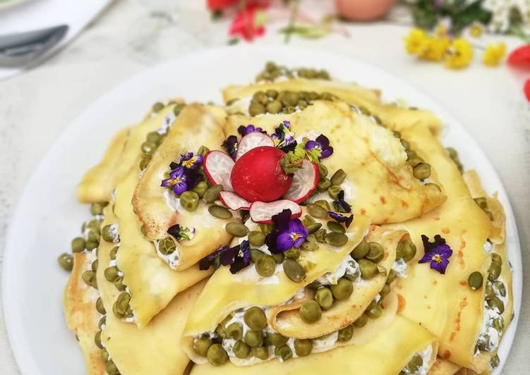 Recetta di Fatto in casa Torta salata di crêpes