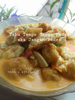 Foto resep Tahu Tempe Sayur Pedas aka Jangan Pedes😆