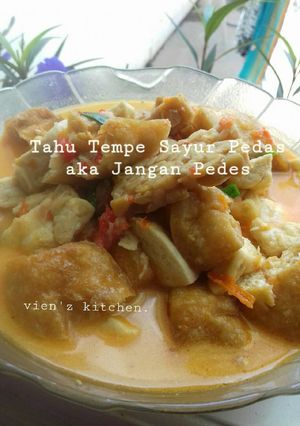 Foto resep Tahu Tempe Sayur Pedas aka Jangan Pedes😆