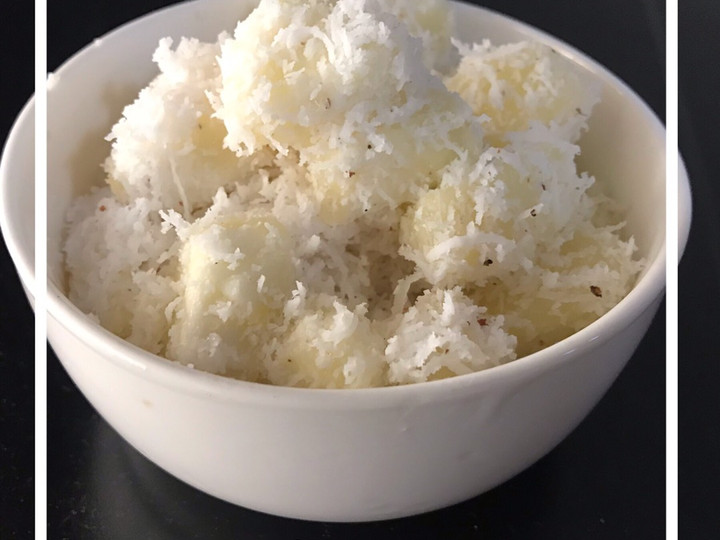 Bagaimana Membuat Urap singkong, Enak Banget