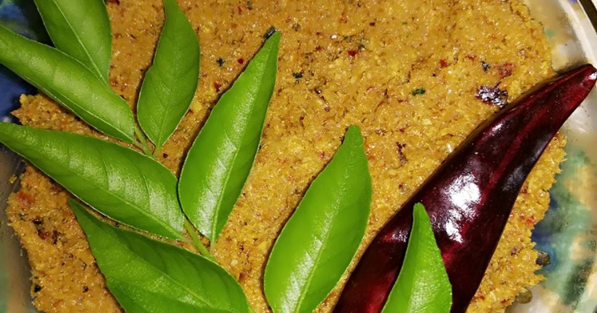 Dry prawns coconut chutney (Chammanthi) Recipe by Surabhi Akhilsivan