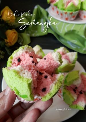 Foto resep Bolu kukus Semangka