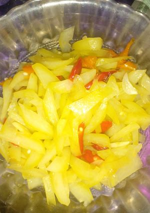 Foto resep Tumis pepaya muda