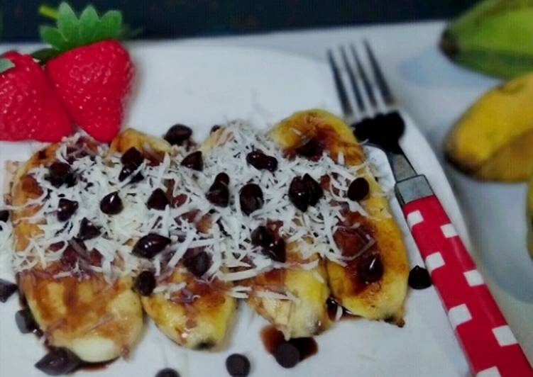 {Resep Pisang Bakar Coklat Keju Legit dan Nikmat