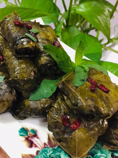 عکسی از دستور دلمه برگ مو