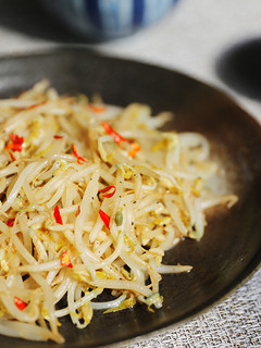 鐵板燒炒豆芽 的食譜成品照片