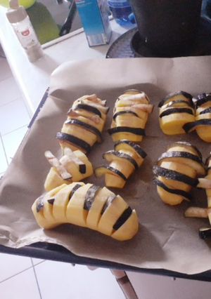 Az en egyszerű hasselback-om recept fotója