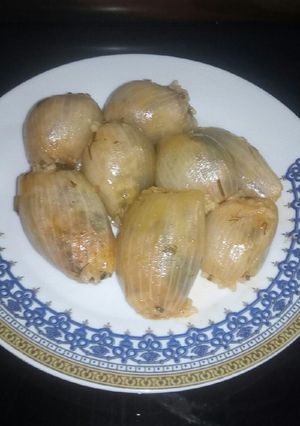 صورة لوصفة محشي البصل