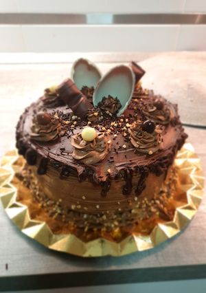 Una foto de Tarta de chocolate Kinder