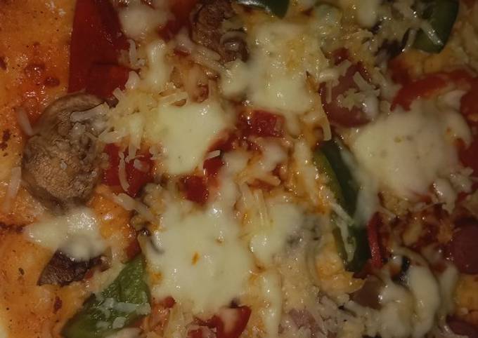 Resep Pizza rumahan ala pizza domino pizza garing Anti Gagal