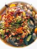 Brown Rice and Bean Vegetable Soup