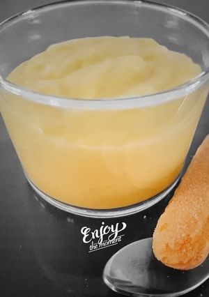 Une photo de Crème pâtissière 0% mg sans jaune d'oeuf