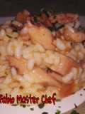 Risotto con Calamari e Pomodorini