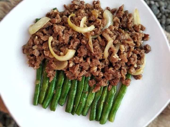 Cara Simple Membuat Resep  Tumis Buncis &amp;amp; Daging Sapi yang Lezat, Bisa Manjain Lidah