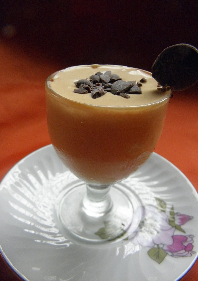Una foto de Mousse rápida de dulce de leche