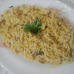 A picture of Lahori Achari Chana Pulao.