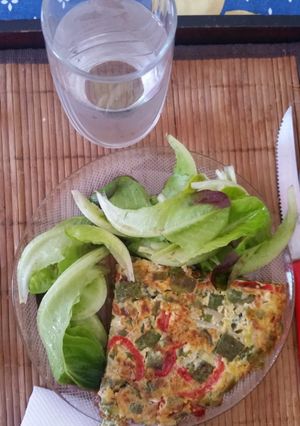 Una foto de Tortilla de zapallitos