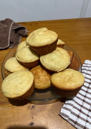 Una foto de Muffins de banana esponjosos