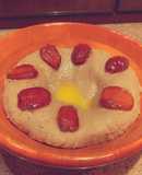 عصيدة البر بالتمرام دانه