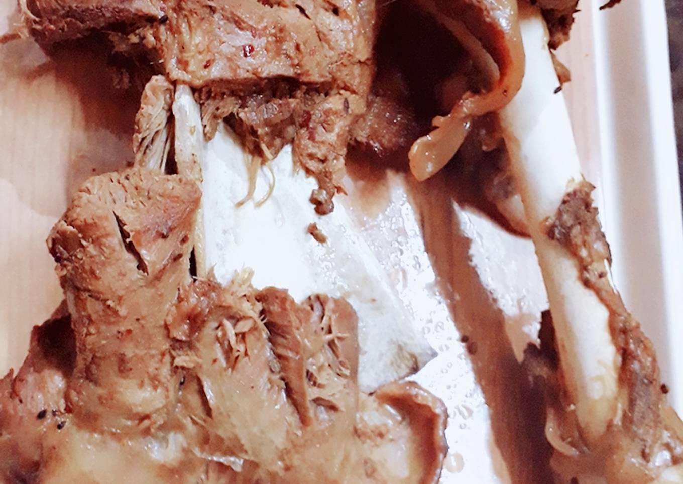 Whole baked raan😋