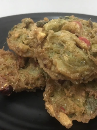 Langkah Gampang Membuat Resep Bakwan KW teri nasi  Diet Keto / DEBM  yang Enak Banget Anti Ribet, Bikin Ngiler