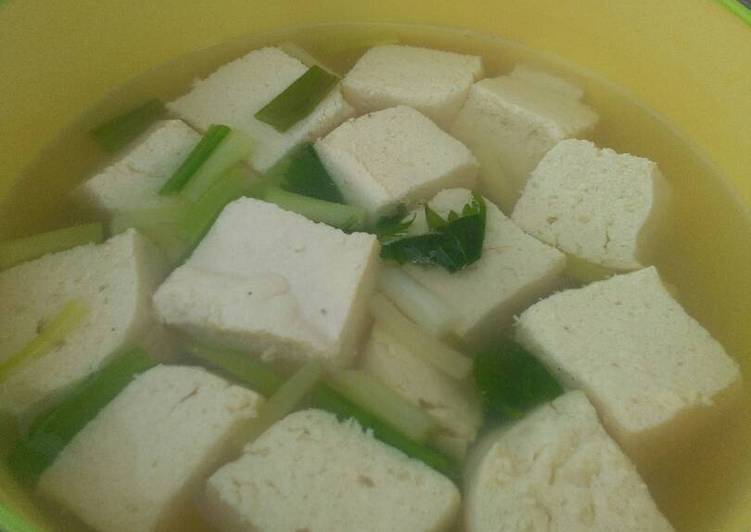 Resep Sup tahu telur | Cara Bikin Sup tahu telur Yang Bisa Manjain Lidah