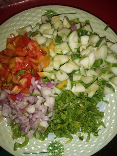 Hadin salad food folio ainihin hoton girkin
