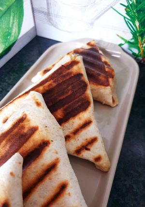 Une photo de Tacos boeuf fromage 😋