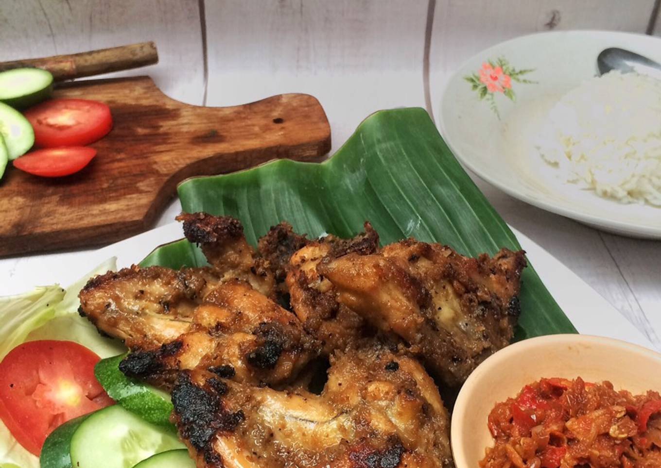 Ayam Bakar Klaten & Sambal - resep kuliner nusantara
