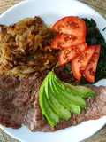 Bisteces de res encebollados