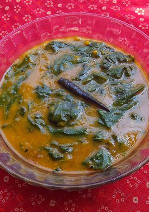 পাটশাক দিয়ে মটর ডাল (Patsakh diye motor dal recipe in Bengali) রেসিপির প্রধান ছবি
