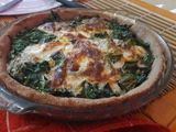 Tarta integral de espinaca