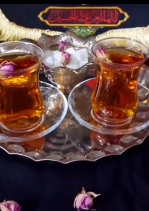 عکسی از دستور چای روضه اباعبدالله الحسین (ع)