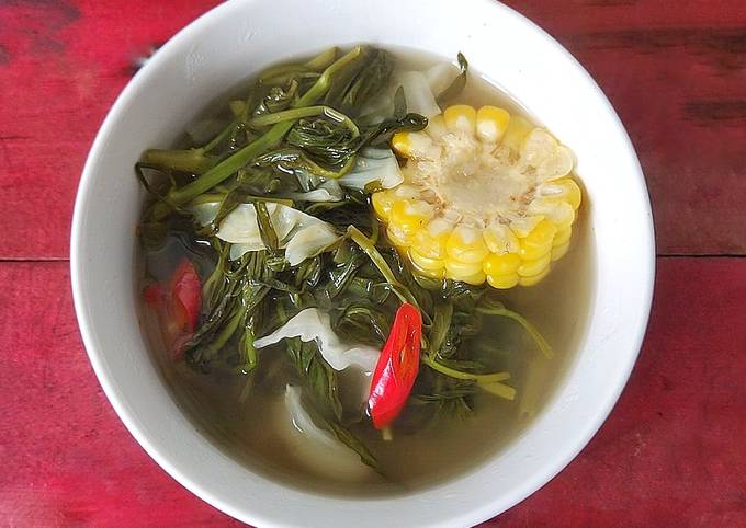 Resep Sayur Asem Kangkung Praktis Oleh Risha Ica Cookpad