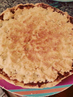 Una foto de Tarta de coco y dulce de leche