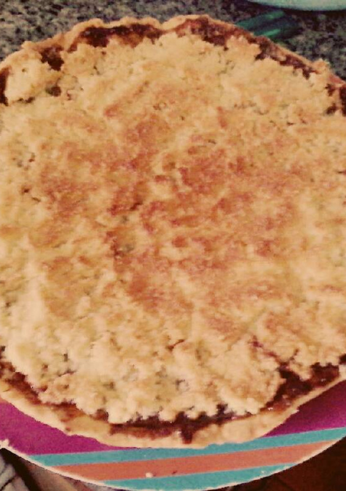Una foto de Tarta de coco y dulce de leche