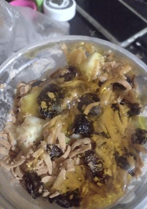 Una foto de 💚Avena trasnochada de manzana con canela 🍏