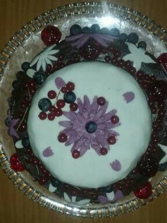 A picture of Dad's birthday cake.