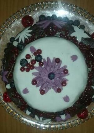 A picture of Dad's birthday cake.